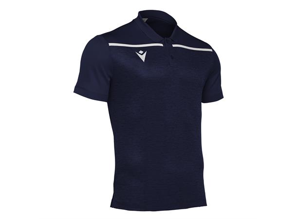 Jumeirah Polo NAV/WHT M Poloskjorte i elastisk stoff 