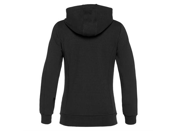 Lyre Full Zip Hooded Jacket W BLK XS Hettejakke i bomullsmiks til dame 