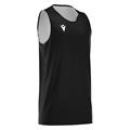 X500 Basket Shirt BLK/WHT XXL Vendbar teknisk basketdrakt - Unisex