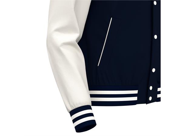 Fiddle varsity college NAV/WHT 3XS Collegejakke - Unisex 