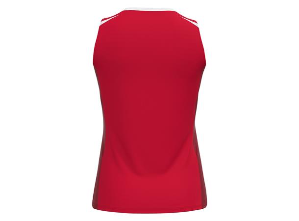 Lily Eco Sleeveless Shirt RED/WHT 3XS Teknisk kamp og treningsdrakt - Dame 